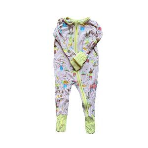 Little Sleepies Bamboo Farm Animal Zippy Pajamas
